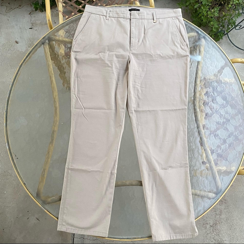 Donna Karan Chinos/Slacks straight Leg Nude/Beige